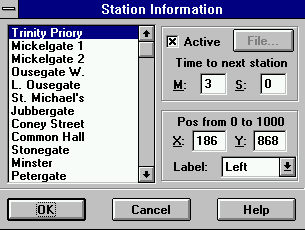 Stations Dialog Box